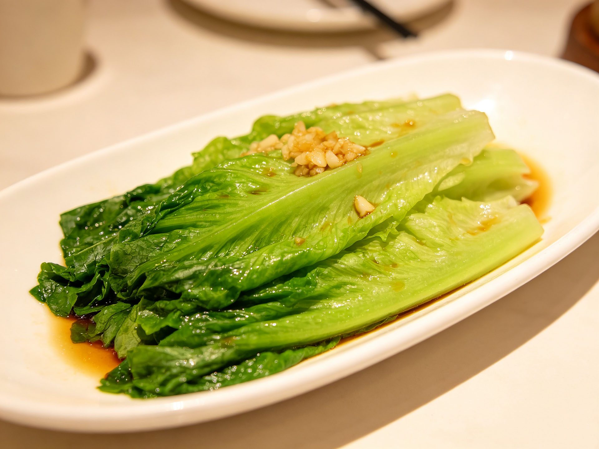 白灼生菜